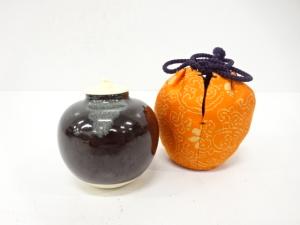 景山造　文琳茶入